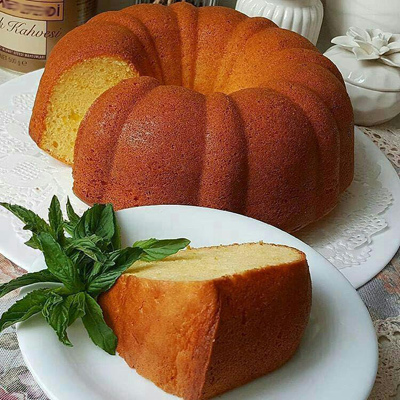 طرز تهیه کیک رژیمی با ماست و لیمو