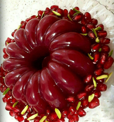 طرز تهیه مسقطی رژیمی انار مناسب شب یلدا