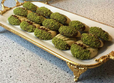 طرز تهیه شیرینی چنگالی پسته ای رژیمی