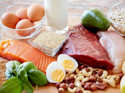  رژیم پروتئین لاغری, مقدار پروتئین در مواد غذایی